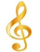 12136865-golden-treble-clef-with-detailed-shading-isolated-on-white-background